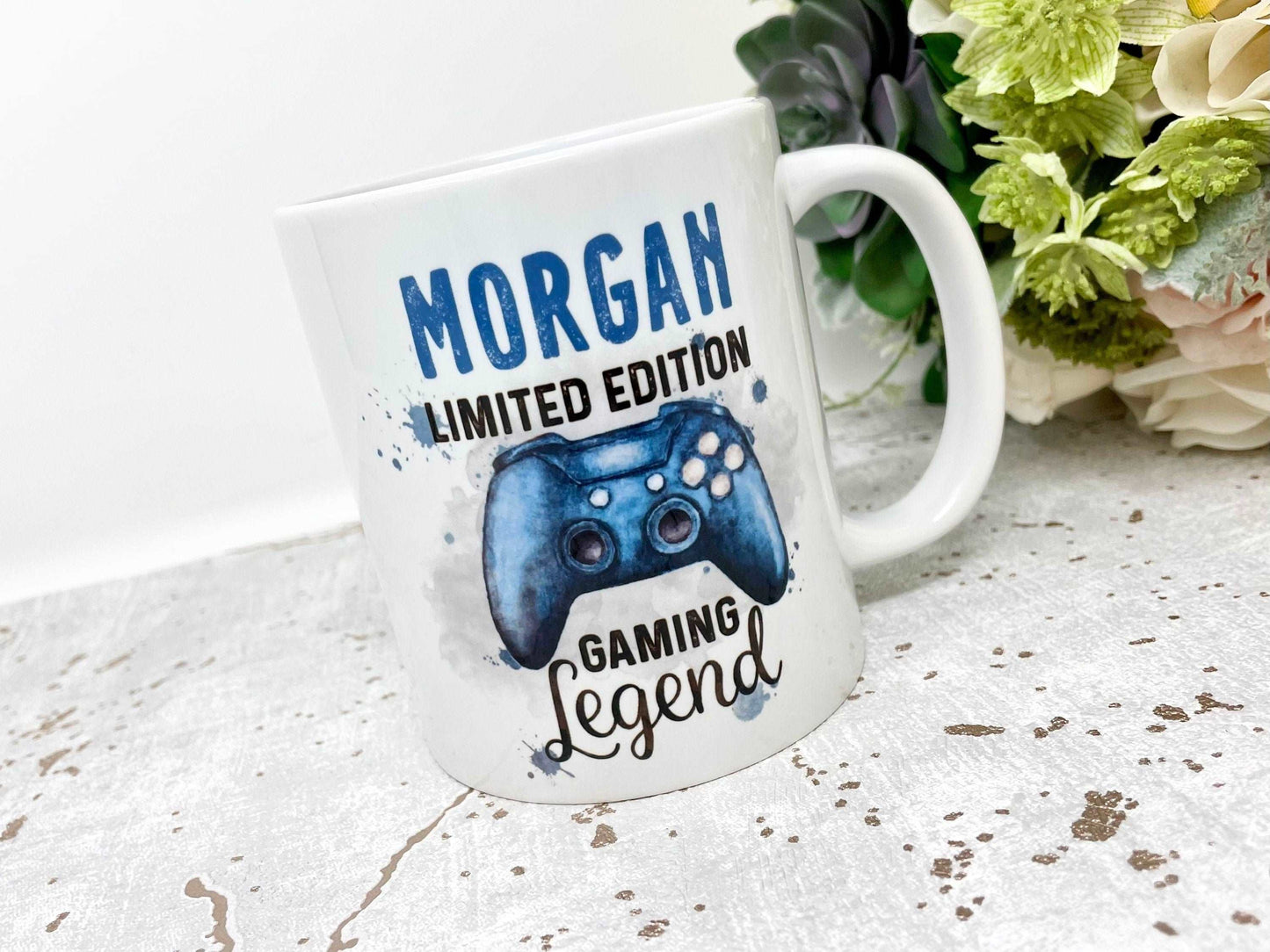 Blue Gamer Mug