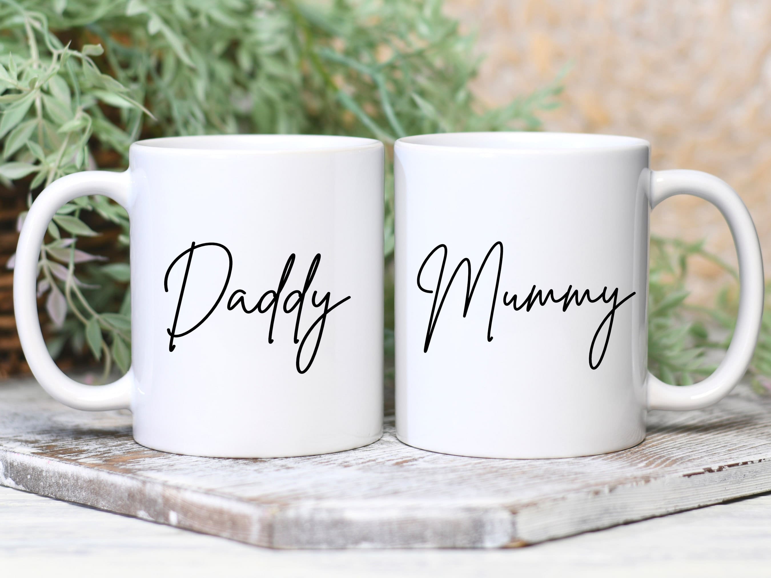 New mommy and store daddy coffee mugs